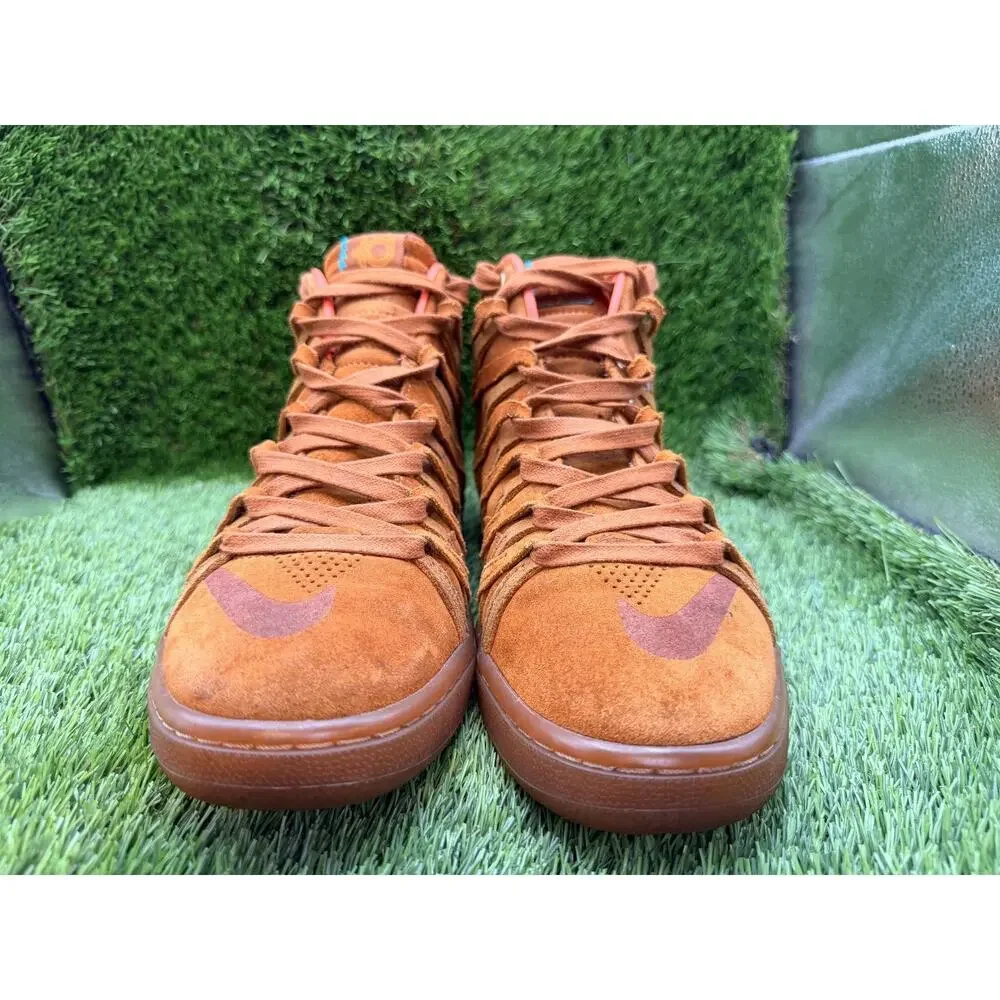 Nike KD 7 NSW 653872-200 Athletic Sneaker Men's 11 Brown Leather Gym Running